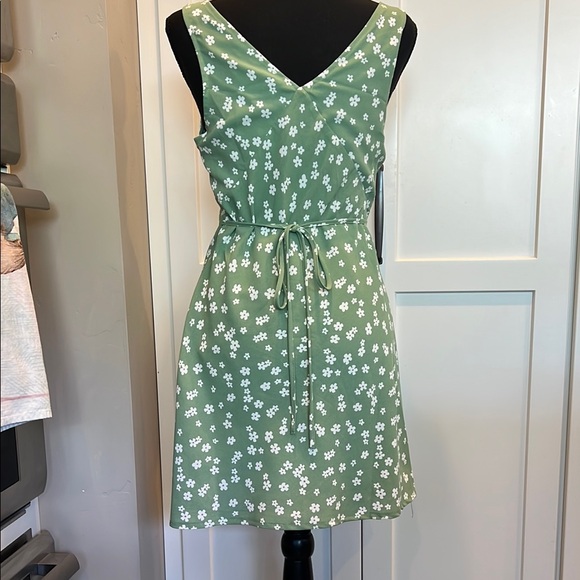 Princess Polly Sage Floral Mini Dress - Picture 3 of 6